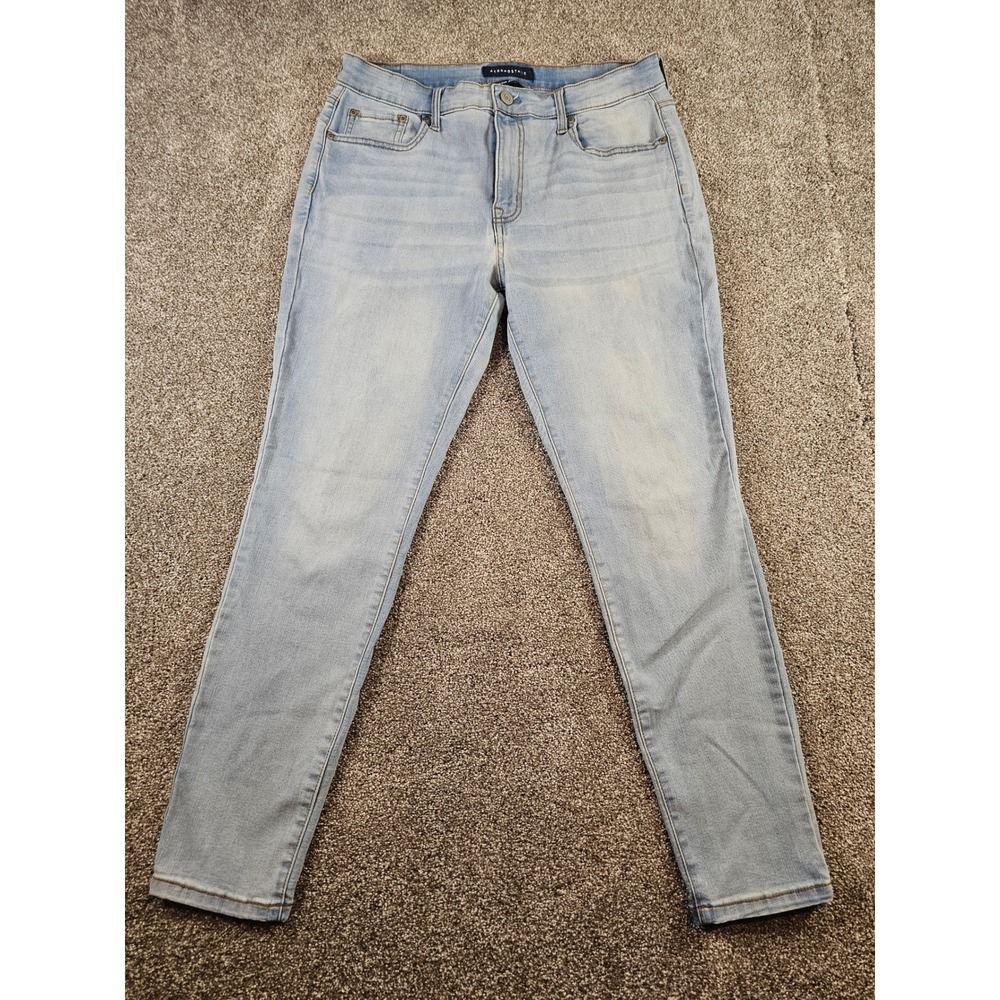 Aeropostale High Rise Jegging Light Wash Skinny Jeans Blue Size 12‎ Reg